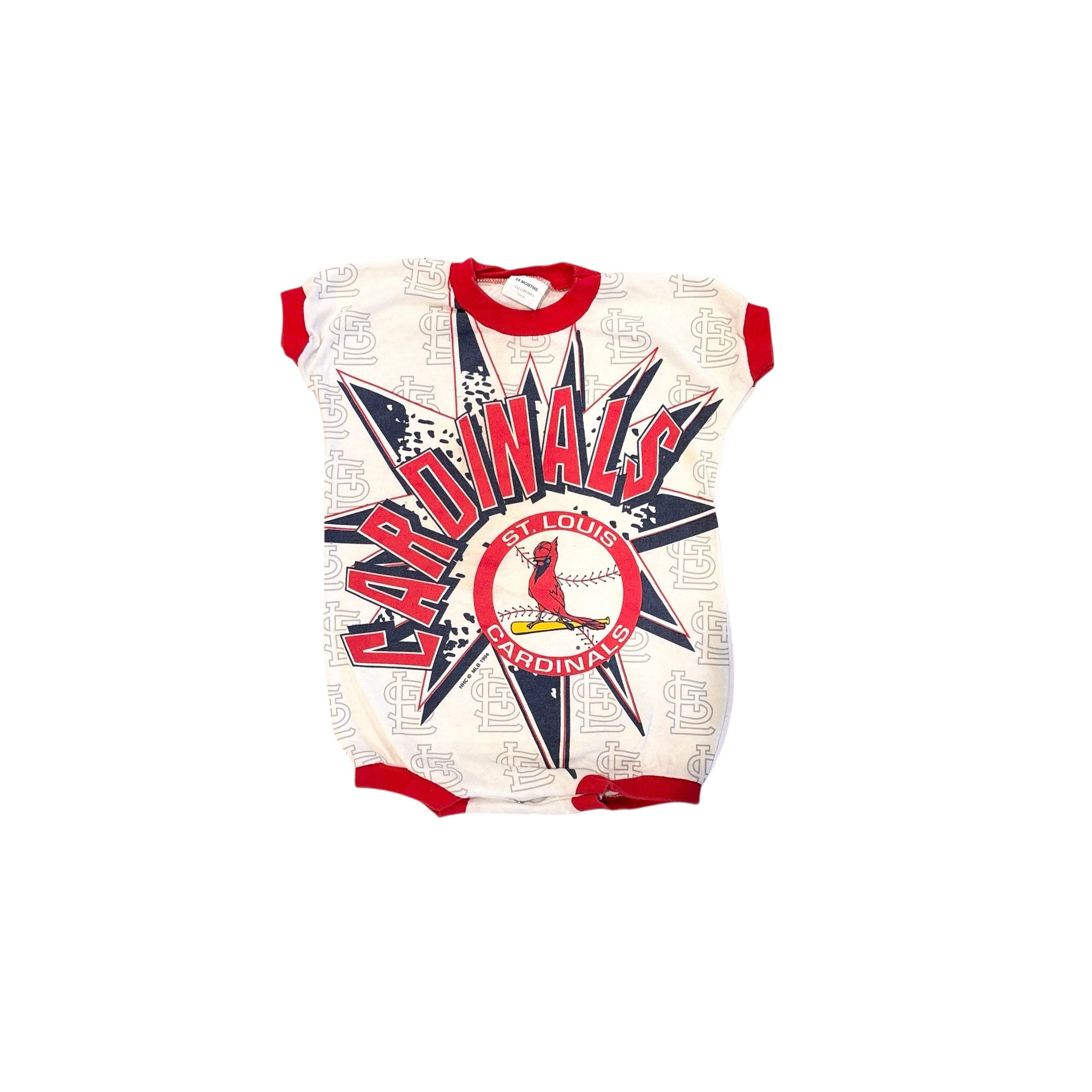 Vintage Cardinals romper (24m)